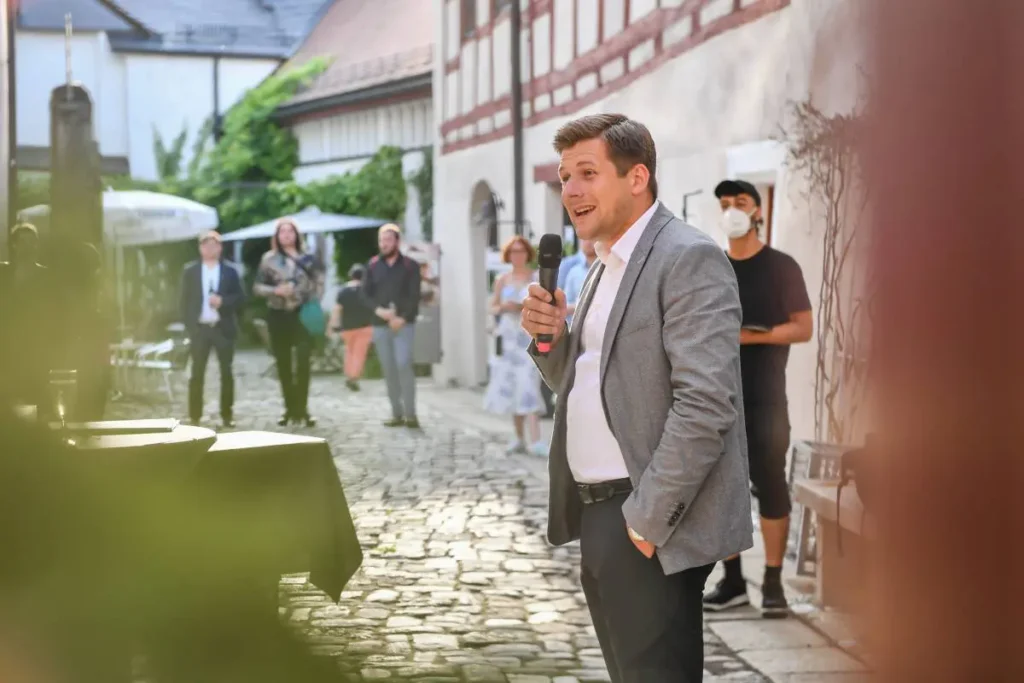 Wunsiedels Erster Bügermeister Nicolas Lahovnik