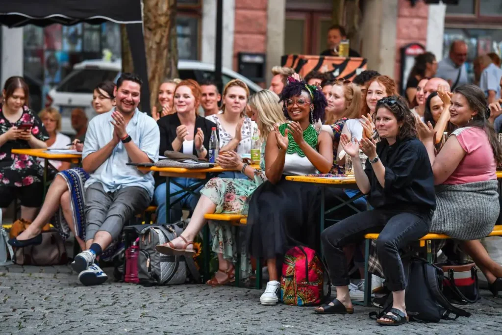 Publikum bei der Preisverleihung