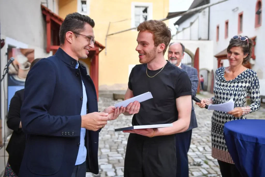 Daniel Lottes, Timo Stacey, Christof Kaldonek und Julia Bremermann