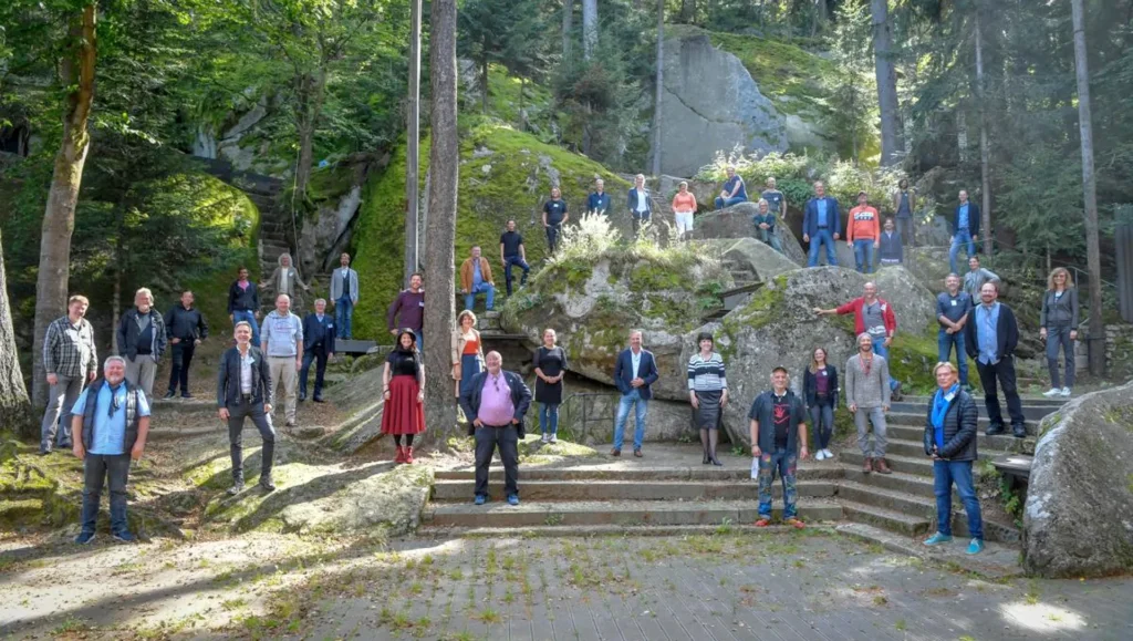 Team des Plenums auf der Naturbühne